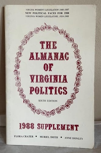 Almanac of Virginia Politics 1988 Supplement