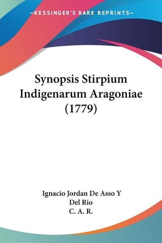 Synopsis Stirpium Indigenarum Aragoniae (1779)