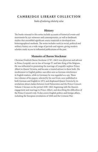 Memoirs of Baron Stockmar