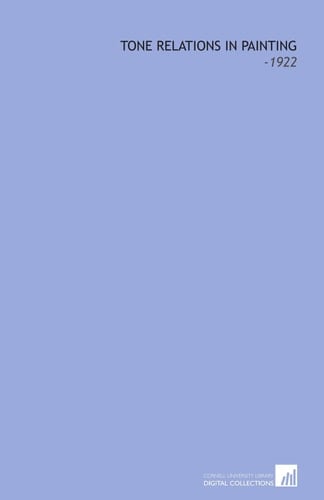 Tone Relations in Painting: -1922