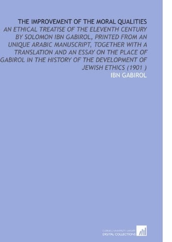 The Improvement of the Moral Qualities