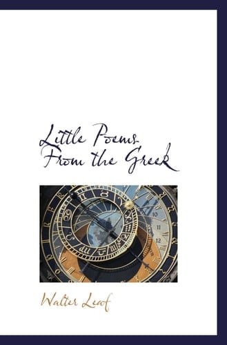 Little Poems From the Greek