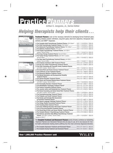 The Crisis Counseling and Traumatic Events Treatment Planner, with DSM-5 Updates, 2nd Edition