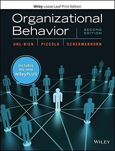 Organizational Behavior, 2e WileyPLUS Card with Loose-leaf Set