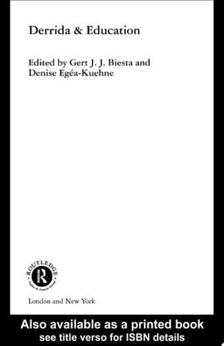 Derrida & Education