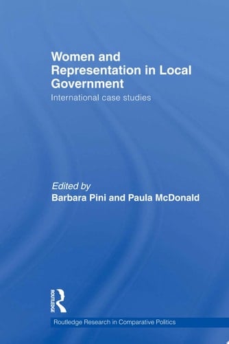 Women and Representation in Local Government International Case Studies