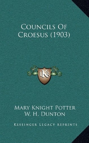 Councils Of Croesus (1903)