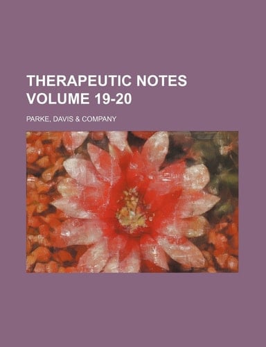 Therapeutic notes Volume 19-20