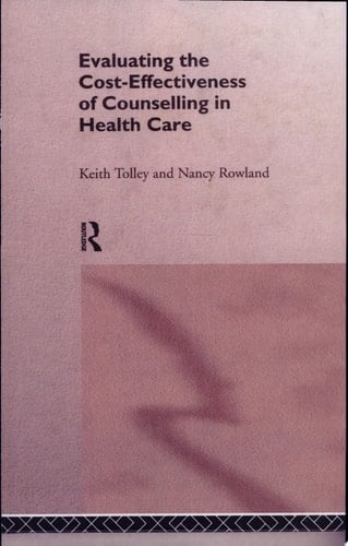 Evaluating the Cost-Effectiveness of Counselling in Health Care
