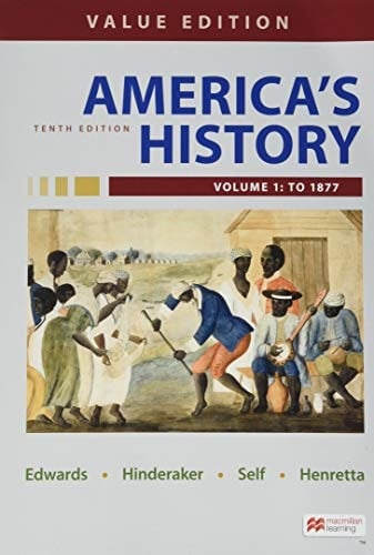 America's History, Value Edition, Volume 1 Value Edition