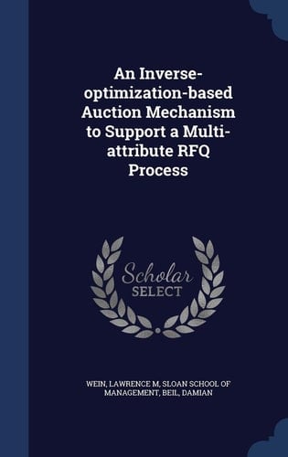 An Inverse-optimization-based Auction Mechanism to Support a Multi-attribute RFQ Process