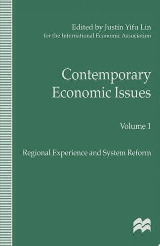 Contemporary Economic Issues Regional Experience and System Reform
