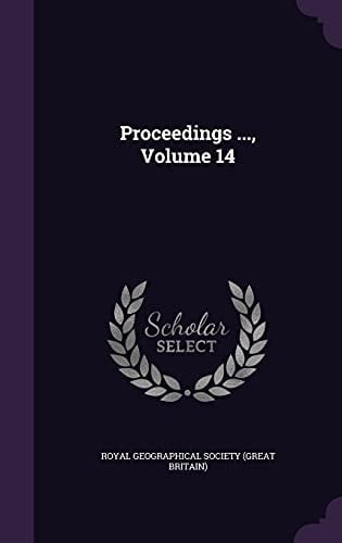 Proceedings ... , Volume 14