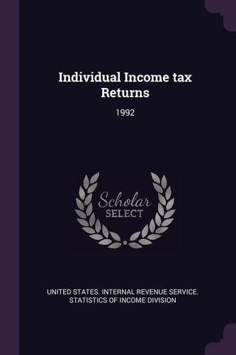 Individual Income Tax Returns 1992