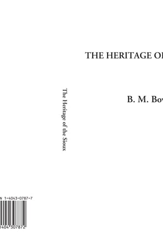The Heritage of the Sioux