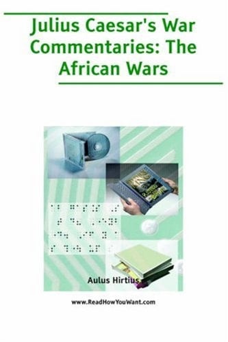 Julius Caesar's War Commentaries The Af