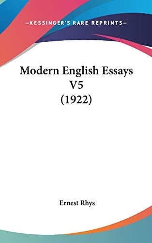 Modern English Essays V5 (1922)