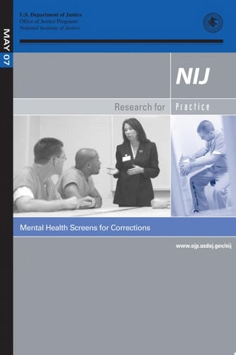 Mental Health Screens for Corrections