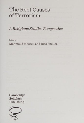 The Root Causes of Terrorism A Religious Studies Perspective