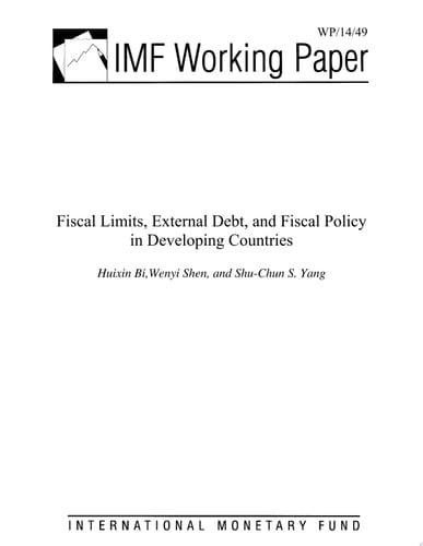 Fiscal Limits, External Debt, and Fiscal Policy in Developing Countries