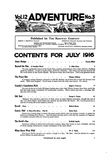 Adventure (July, 1916)