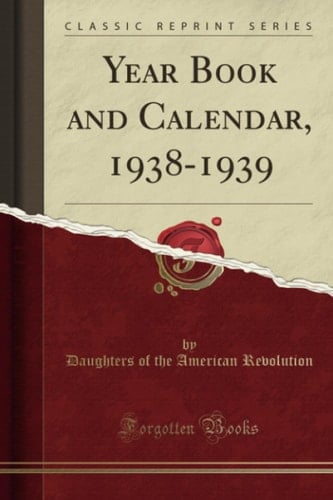 Year Book and Calendar, 1938-1939 (Classic Reprint)