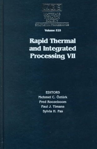 Rapid Thermal and Integrated Processing VII: Volume 525