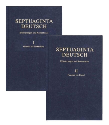 Septuaginta Deutsch Erlauterungen und Kommentare