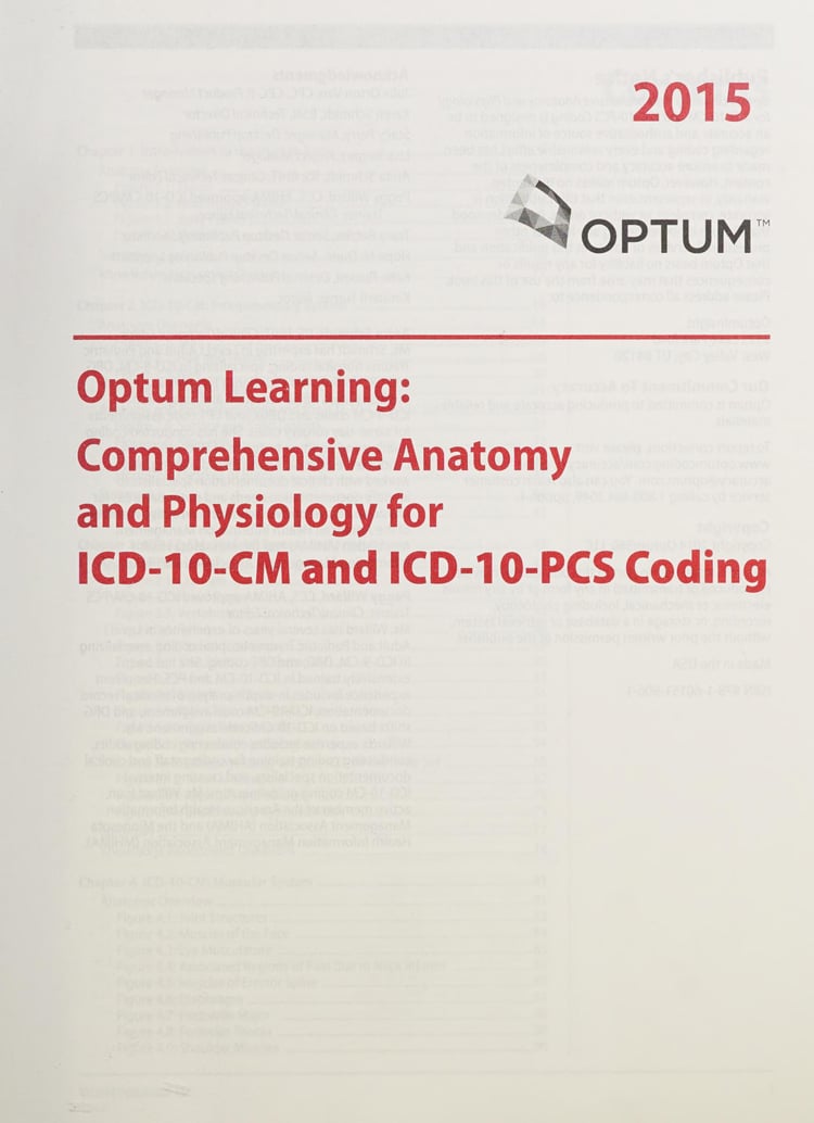 Comprehensive Anatomy and Physiology for ICD-10-CM and -PCs Coding, 2015