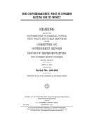 DOD Counternarcotics What Is Congress Getting for Its Money?