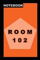 Room 102 NoteBook, Hard Cover, Large (8. 25 X 6 ) 102 Page / Orange Journal /to Do List