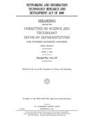 Networking and Information Technology Research and Development Act Of 2009