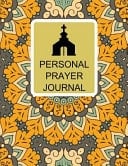 Personal Prayer Journal Mandala Floral Design with Calendar 2018-2019 ,Daily Guide for Prayer, Praise and Thanks Workbook : Size 8. 5x11 Inches Extra Large Made in USA