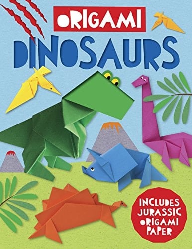 Dinosaur Origami Includes Jurassic Origami Paper