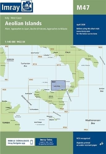 Imray Chart M47: Aeolian Islands (M Series)