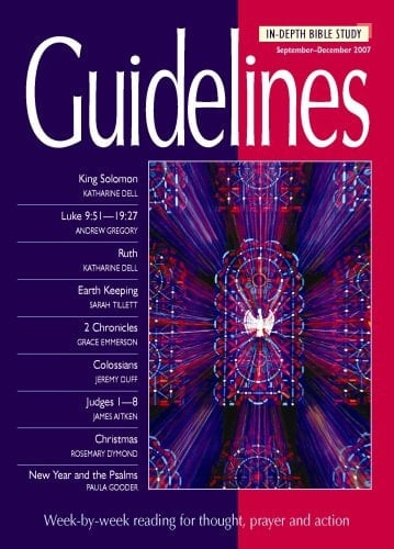 Guidelines September - December 2007 In-Depth Bible Study