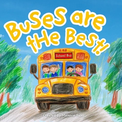 Buses are the Best!: I’m Excited to Ride the School Bus, A School Bus Book for Kids