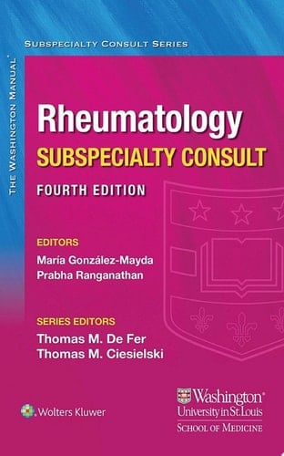 Washington Manual Rheumatology Subspecialty Consult