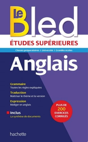 Bled supérieur Anglais