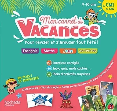 Mon carnet de vacances du CM1 au CM2