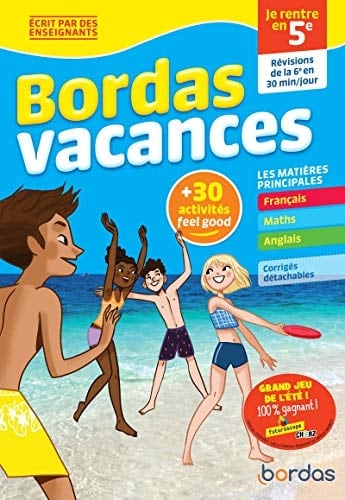 Bordas vacances - je rentre en 5e
