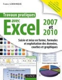 Travaux pratiques avec Excel 2007 et 2010 Saisie et mise en forme, formules et exploitation des données, courbes et graphiques