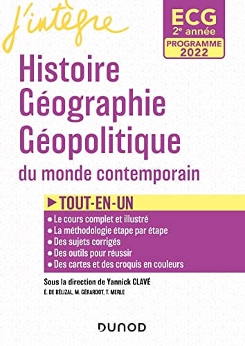 Histoire Géographie Géopolitique du monde contemporain ECG 2 Tout-en-un