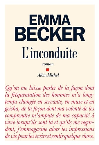 L'inconduite roman
