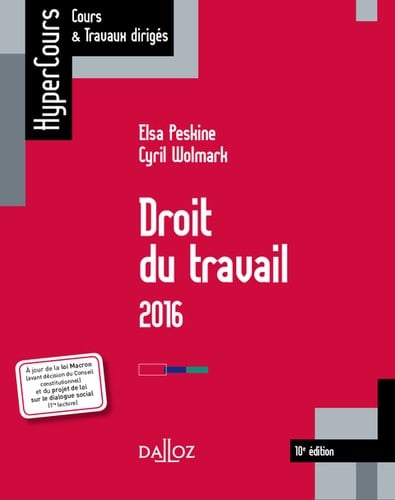 Droit du travail 2016
