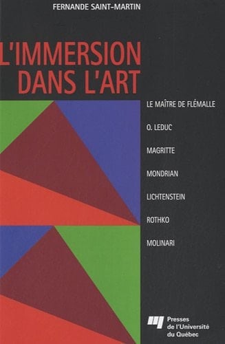 L'immersion dans l'art comment donner sens aux œuvres de 7 artistes : le Maître de Flémalle, O. Leduc, Magritte, Mondrian, Lichtenstein, Rothko, Molinari