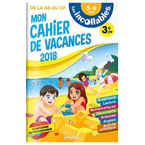 Cahier de vacances De la GS au CP, 5-6 ans