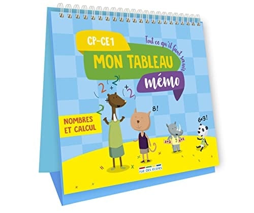 Mon tableau mémo nombres et calcul CP-CE1 Tout ce qu'il faut savoir