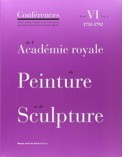 Les conférences, 1752-1792