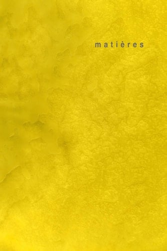 matières 2 Paysage architectural